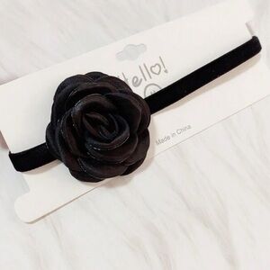 Black Rose Headband